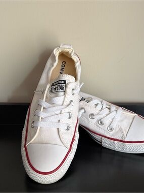 Converse   Shoreline White Slip On Sneakers 7.5